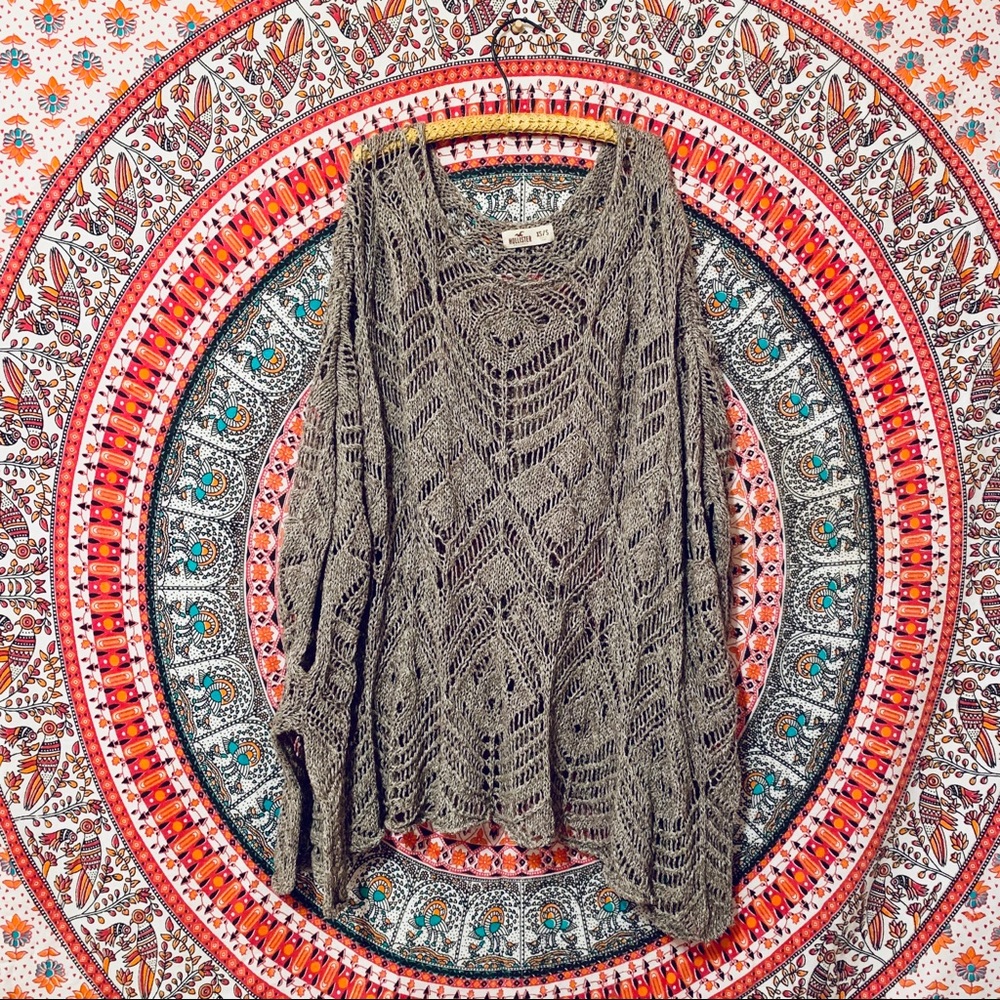 🍉 Loose Knit Boho Throw
